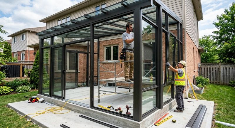 Sunroom Installation project example